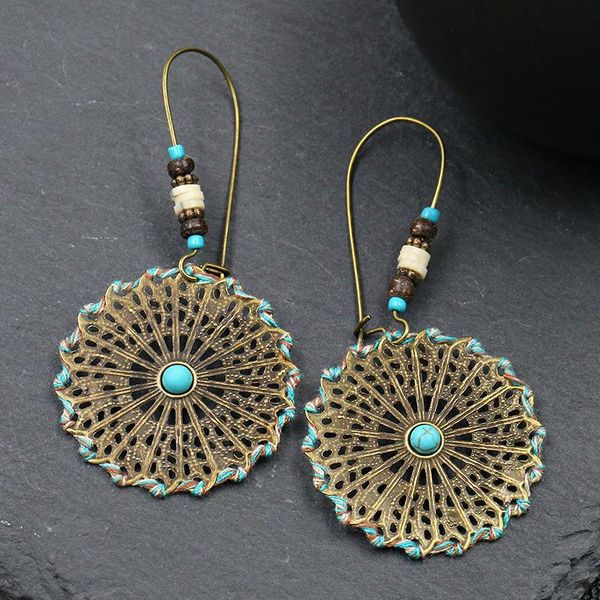 vintage ethnic earrings 2020 new women fashion simple hollow round hand-knitted boho earrings, Silver
vintage ethnic earrings 2020 new women fashion simple hollow round hand-knitted boho earrings, Silver