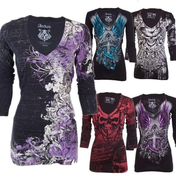 plus size s-4xl women t shirt long sleeve womens casual slim v neck tshirts pattern skull printed punk cotton tees women, White
plus size s-4xl women t shirt long sleeve womens casual slim v neck tshirts pattern skull printed punk cotton tees women, White