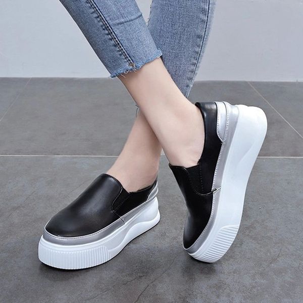 women soft leather vulcanized shoes ladies elastic band platform loafers woman fashion casual footwear female comfort shoe 2020 #nx93
women soft leather vulcanized shoes ladies elastic band platform loafers woman fashion casual footwear female comfort shoe 2020 #nx93