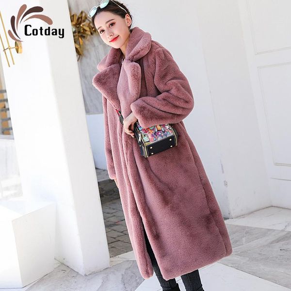 cotday luxury long fur thick women high street 2021 fashion faux fur loose overcoat winter warm women plush pur coats, Black
cotday luxury long fur thick women high street 2021 fashion faux fur loose overcoat winter warm women plush pur coats, Black