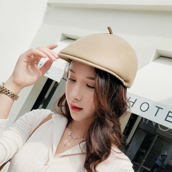berets fashion female solid 2021 100% wool fedoras for womens hats casual painter caps autumn winter hat, Blue;gray
berets fashion female solid 2021 100% wool fedoras for womens hats casual painter caps autumn winter hat, Blue;gray