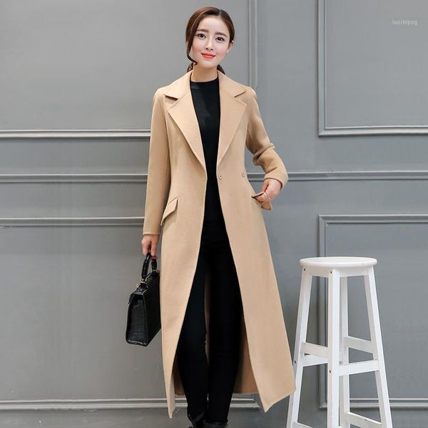 winter coat women warm wool coat long women's autum fashion outwear female wool over the knee super woolen1, Black
winter coat women warm wool coat long women's autum fashion outwear female wool over the knee super woolen1, Black