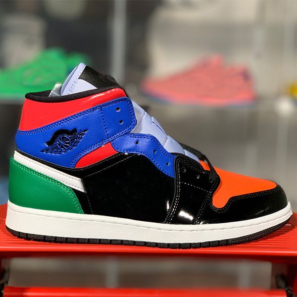 new jumpman 1 men women mid basketball shoes multi patent mens trainers 1s se wmns designer shoes athletic sneakers 36-46, White;red
new jumpman 1 men women mid basketball shoes multi patent mens trainers 1s se wmns designer shoes athletic sneakers 36-46, White;red
