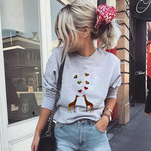 women hoodie giraffe love printed hoodies women fleece long sleeve o neck loose sweatshirt girls pullovers spring autumn winter1, Black
women hoodie giraffe love printed hoodies women fleece long sleeve o neck loose sweatshirt girls pullovers spring autumn winter1, Black