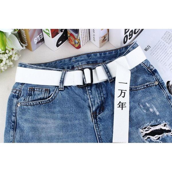 130cm fashion neutral nylon belts student harajuku chinese characters personality text double buckle canvas waistb jllvph, Black;brown
130cm fashion neutral nylon belts student harajuku chinese characters personality text double buckle canvas waistb jllvph, Black;brown