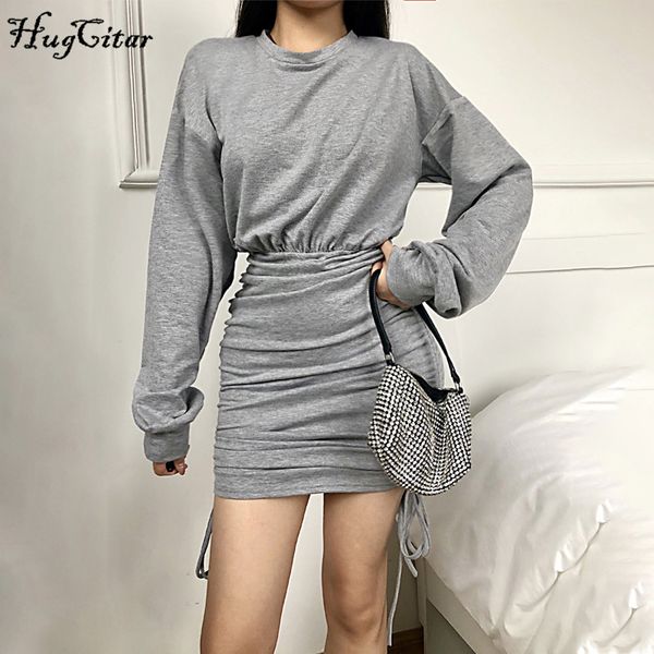 women's dresses 2020 fall and winter long-sleeved pleated straps mini dresses women's fashion street casual wear with, Black;gray
women's dresses 2020 fall and winter long-sleeved pleated straps mini dresses women's fashion street casual wear with, Black;gray