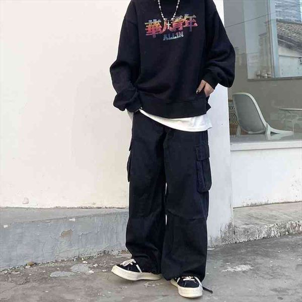 harajuku streetwear black cargo pants women hip hop khaki oversize patchwork wide leg trousers for female spring autumn, Black;white
harajuku streetwear black cargo pants women hip hop khaki oversize patchwork wide leg trousers for female spring autumn, Black;white