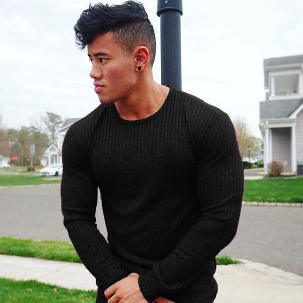 muscleguys autumn fashion sweater men long sleeve pullovers outwear man o-neck sweaters solid slim fit knitting clothing 201203, White;black
muscleguys autumn fashion sweater men long sleeve pullovers outwear man o-neck sweaters solid slim fit knitting clothing 201203, White;black