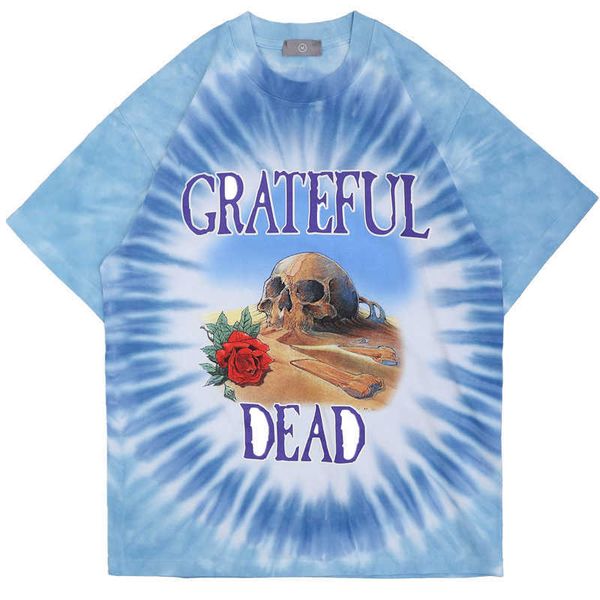 men's t-shirts ins super fire street tide brand tie dyed rose skeleton printed cotton short sleeve couple loose hip hop t-shirt, White;black
men's t-shirts ins super fire street tide brand tie dyed rose skeleton printed cotton short sleeve couple loose hip hop t-shirt, White;black