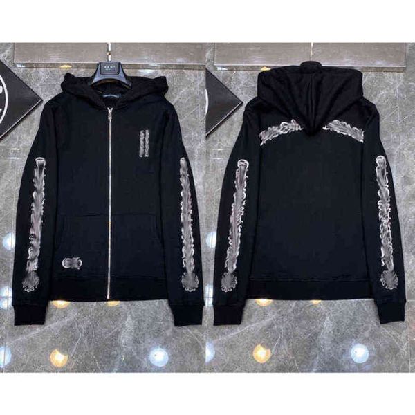 classic fashion luxury mens zipper ch hoodies designer horseshoe sanskrit cross print pullover hooded sweatshirts sweater woman loose jackts, Black
classic fashion luxury mens zipper ch hoodies designer horseshoe sanskrit cross print pullover hooded sweatshirts sweater woman loose jackts, Black