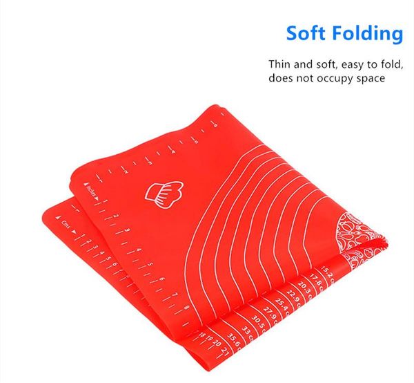 reusable silicone baking mat kneading dough mat for rolling dough pad large non-stick oven patisserie baking accessories tools
reusable silicone baking mat kneading dough mat for rolling dough pad large non-stick oven patisserie baking accessories tools