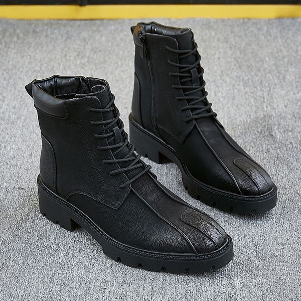 men business casual formal office dressed in genuine black leather lace up to tool shoes platform ankle deserted male boots 6cw4
men business casual formal office dressed in genuine black leather lace up to tool shoes platform ankle deserted male boots 6cw4