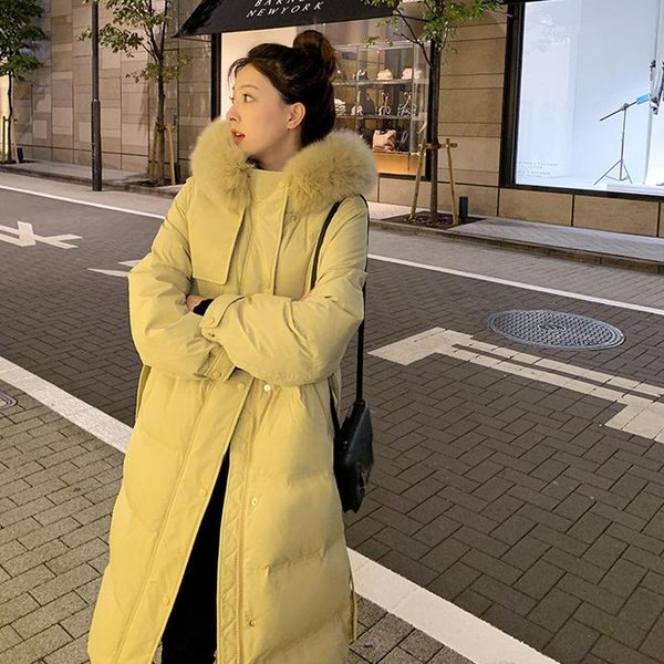 solid color long winter coat women winter thick warm hooded faux fur collar long puffer jacket casual woman parkas, Black
solid color long winter coat women winter thick warm hooded faux fur collar long puffer jacket casual woman parkas, Black