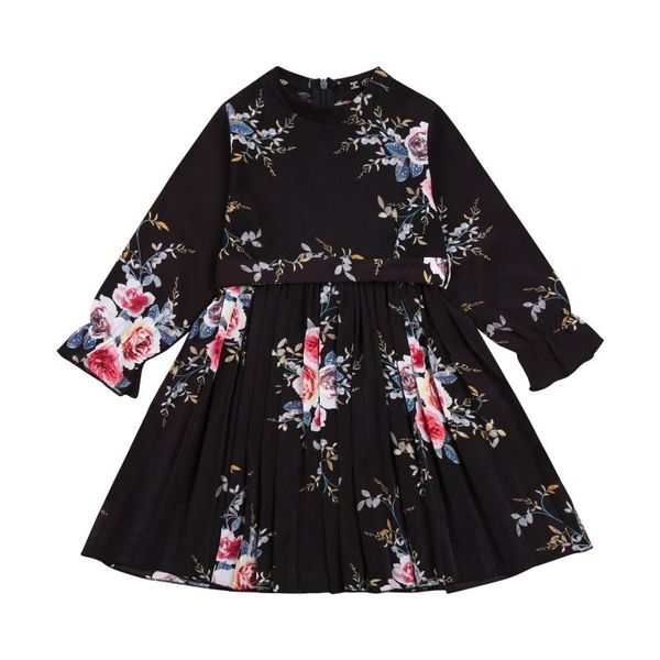 toddler kid girls floral printed dress round neck long sleeve ruffle hem high waist vintage high waist a-line knee length dress, Red;yellow
toddler kid girls floral printed dress round neck long sleeve ruffle hem high waist vintage high waist a-line knee length dress, Red;yellow