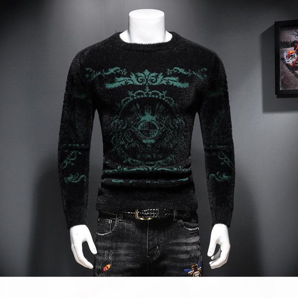 new men luxury winter classic flowers clouds embroidered casual sweaters pullover asian plug size #n109, White;black
new men luxury winter classic flowers clouds embroidered casual sweaters pullover asian plug size #n109, White;black