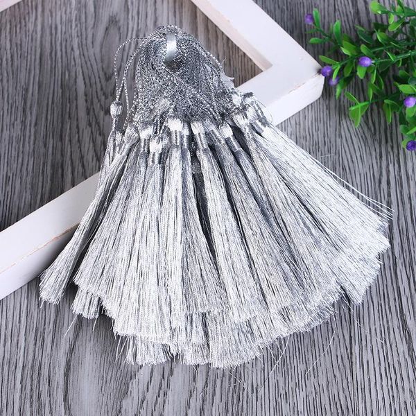 15pcs 13cm gold silver polyester tassel fringe silk thread long tassels decorative for jewelry diy chinese knot curtains clothes h wmtjji 
15pcs 13cm gold silver polyester tassel fringe silk thread long tassels decorative for jewelry diy chinese knot curtains clothes h wmtjji