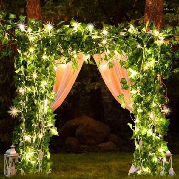 2m artificial ivy vine rattan hanging garland festival scene layout led light string decorative lamp1
2m artificial ivy vine rattan hanging garland festival scene layout led light string decorative lamp1