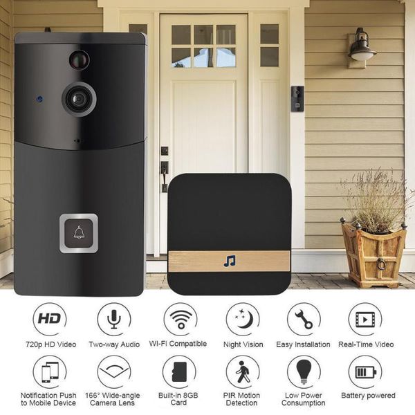 b10 smart wireless wifi intercom video visual doorbell two way audio pir motion sensor infrared home security doorphone
b10 smart wireless wifi intercom video visual doorbell two way audio pir motion sensor infrared home security doorphone