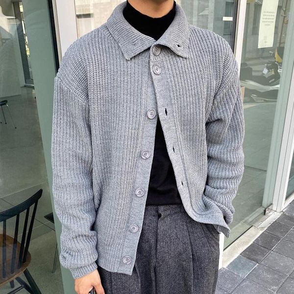 men's sweaters designers korean thick cardigan slim warmth fashion casual lapel sweater coat men winter knitting jacket mens clothes, White;black
men's sweaters designers korean thick cardigan slim warmth fashion casual lapel sweater coat men winter knitting jacket mens clothes, White;black
