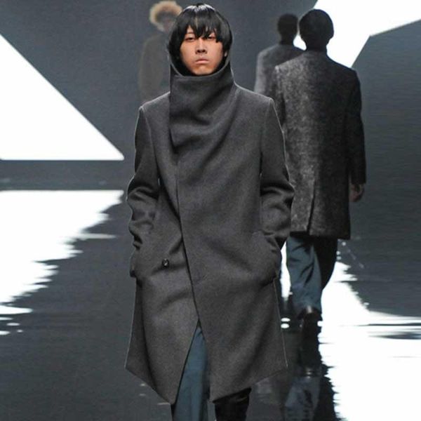 men's trench coat 2020 autumn and winter loose fashion casual big lapel black mid-length woolen coat1
men's trench coat 2020 autumn and winter loose fashion casual big lapel black mid-length woolen coat1