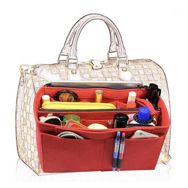 customized felt toteorganizer (with detachable middle zipper bag)bag in bag/wool purse insertorganize/cosmetic diaper handbag1
customized felt toteorganizer (with detachable middle zipper bag)bag in bag/wool purse insertorganize/cosmetic diaper handbag1