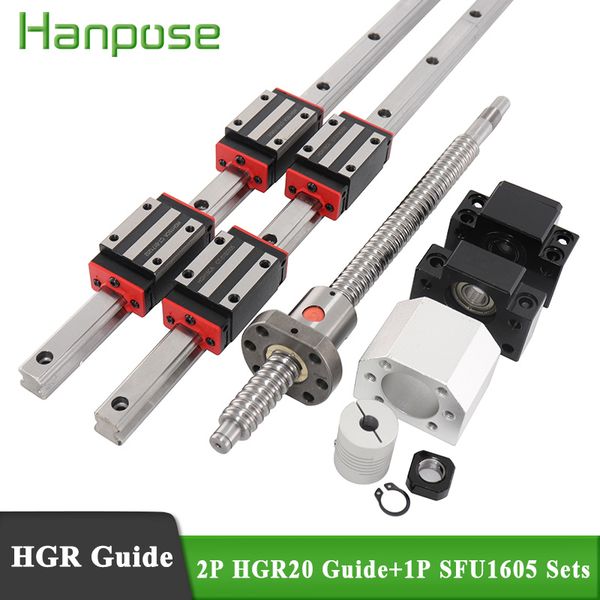 2pcs hgr20 any length + one set of sfu1605 + 4pcs hgh20ca linear guideway ball screw linear motion modules
2pcs hgr20 any length + one set of sfu1605 + 4pcs hgh20ca linear guideway ball screw linear motion modules