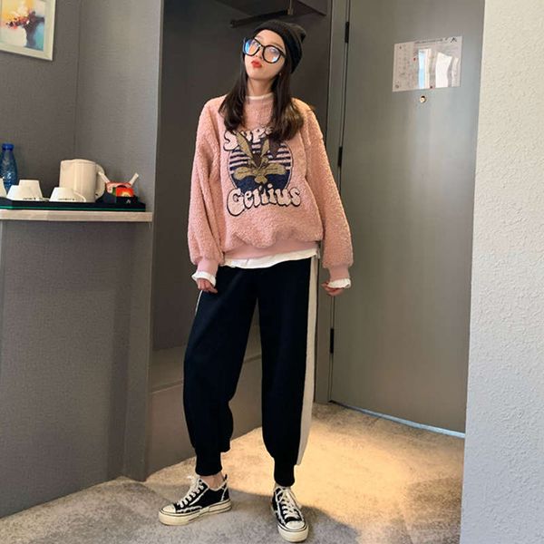 plush thickened casual fashion suit women's autumn / winter 2020 slim crew neck sweater and leggings sportswear 2-piece set, Gray
plush thickened casual fashion suit women's autumn / winter 2020 slim crew neck sweater and leggings sportswear 2-piece set, Gray