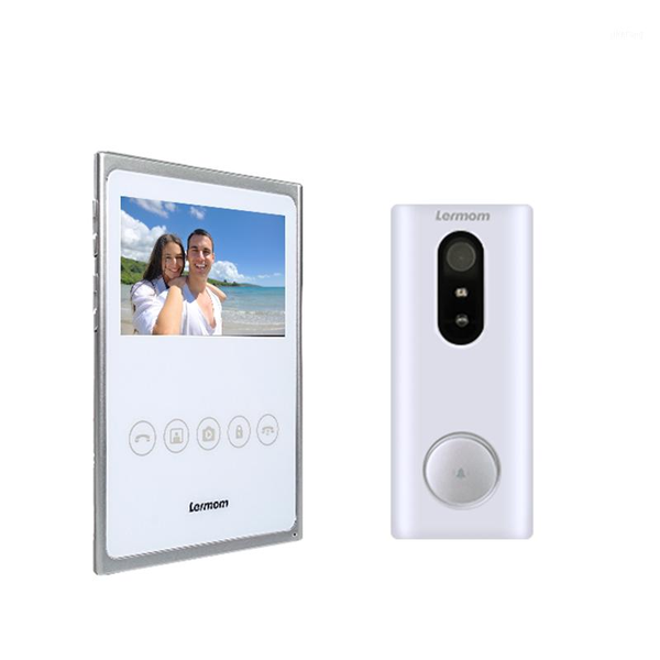 lermom new product 2.4ghz digital wireless remote unlock 4.3inch gsm system video doorbell video intercom c40l40 model1
lermom new product 2.4ghz digital wireless remote unlock 4.3inch gsm system video doorbell video intercom c40l40 model1