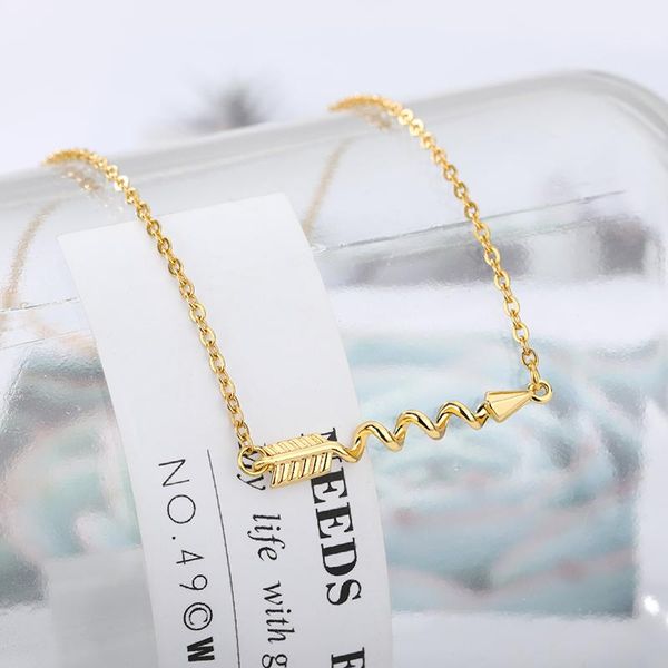 chokers stainless steel necklace for women arrow heart choker collares fishbone necklaces chain party gifts jewelry, Golden;silver
chokers stainless steel necklace for women arrow heart choker collares fishbone necklaces chain party gifts jewelry, Golden;silver