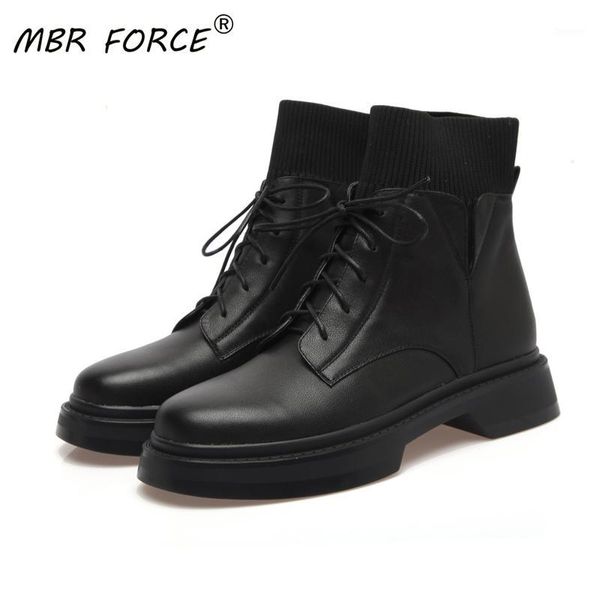 mbr force cowhide platform fashion round toe lace up sock boots all-match women ladies simple versatile casual black beige girls1
mbr force cowhide platform fashion round toe lace up sock boots all-match women ladies simple versatile casual black beige girls1
