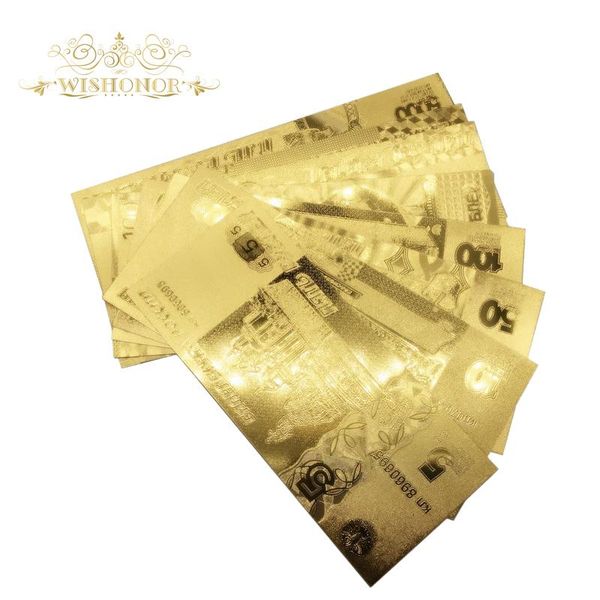 8pcs lot russia banknote 5 10 50 100 500 1000 5000 roubles gold banknote in 99.9 gold foil replica money for collection wmtlhh
8pcs lot russia banknote 5 10 50 100 500 1000 5000 roubles gold banknote in 99.9 gold foil replica money for collection wmtlhh