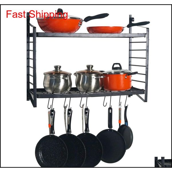 waco pot rack, 10 hooks 2-tiered metal wall mounted, home restaurant kitchen cookware holder pan pot lid organizer s qylawv bbgargden
waco pot rack, 10 hooks 2-tiered metal wall mounted, home restaurant kitchen cookware holder pan pot lid organizer s qylawv bbgargden