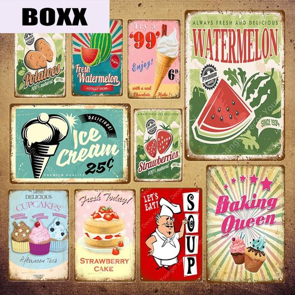 fresh watermelon strawberries metal signs delicious baking queen strawberry cake cupcakes poster pub bar cafe home decor yi-041
fresh watermelon strawberries metal signs delicious baking queen strawberry cake cupcakes poster pub bar cafe home decor yi-041