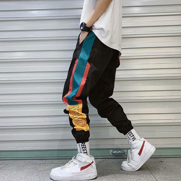 men's pants hip hop streetwear splice joggers fashion men casual cargo pant trousers high street elastic waist harem men1, Black
men's pants hip hop streetwear splice joggers fashion men casual cargo pant trousers high street elastic waist harem men1, Black