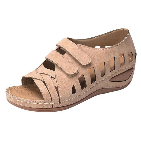 women sandals soft leather wedges shoes for women summer sandals 2020 casual shoes female heels sandals wedge sandalias mujer, Black
women sandals soft leather wedges shoes for women summer sandals 2020 casual shoes female heels sandals wedge sandalias mujer, Black