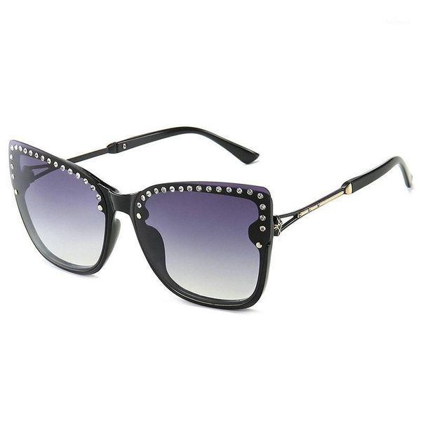 mincl 2020 sunglasses women small size candy pink yellow rhinestone sun gasses vintage rimless shades for women with box nx1, White;black
mincl 2020 sunglasses women small size candy pink yellow rhinestone sun gasses vintage rimless shades for women with box nx1, White;black