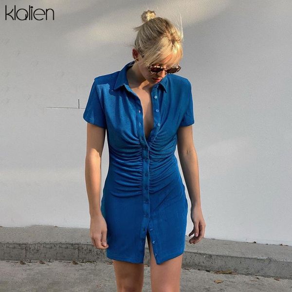 klalien summer new office lady slim solid women dress simple elegant short sleeve turn-down collar single-breasted mini dress, White;black
klalien summer new office lady slim solid women dress simple elegant short sleeve turn-down collar single-breasted mini dress, White;black