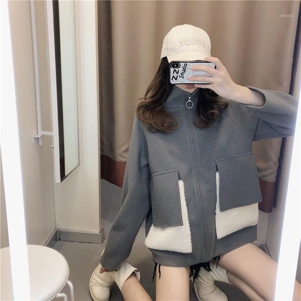 blue corduroy sweater zipper coat women's autumn and winter versatile1, White;black
blue corduroy sweater zipper coat women's autumn and winter versatile1, White;black