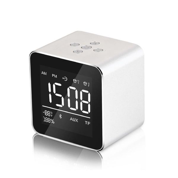 deskbluetooth speakers mirror function mini alarm stereo bedside speaker with time display 
deskbluetooth speakers mirror function mini alarm stereo bedside speaker with time display