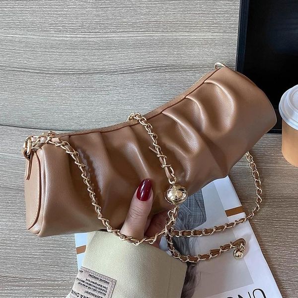 luxury handbags 2020 women's small leather shoulder bag folds designer famous chain crossbody cylinder round bucket purses
luxury handbags 2020 women's small leather shoulder bag folds designer famous chain crossbody cylinder round bucket purses