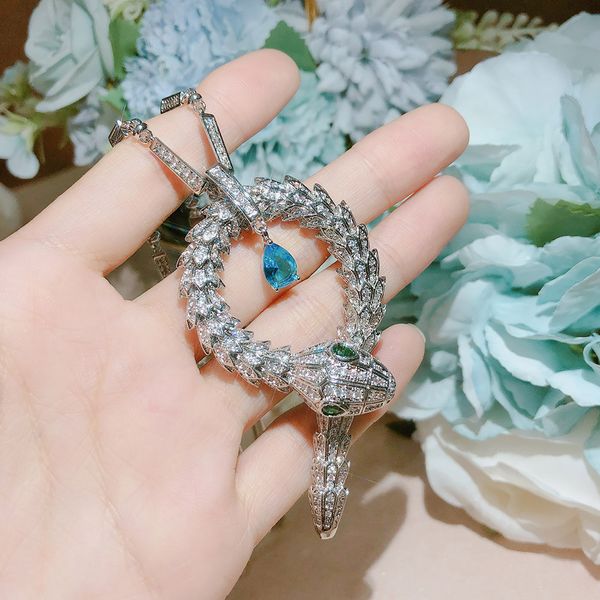 python necklace jewelry for women snake pendants thick necklace necklace fine custom luxurious jewelry zircon, Black
python necklace jewelry for women snake pendants thick necklace necklace fine custom luxurious jewelry zircon, Black