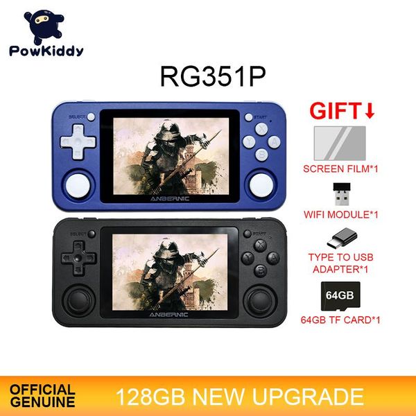 portable game players powkiddy rg351p handheld console 3.5-inch ips screen dual rocker linux system pc shell ps1 n64 games children's g
portable game players powkiddy rg351p handheld console 3.5-inch ips screen dual rocker linux system pc shell ps1 n64 games children's g