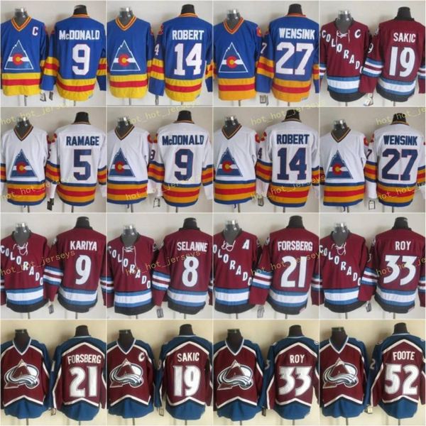 vintage colorado avalanche hockey jerseys 52 adam foote 21 peter forsberg 8 teemu selanne 9 paul kariya 19 joe sakic 33 patrick roy jersey, Black;red
vintage colorado avalanche hockey jerseys 52 adam foote 21 peter forsberg 8 teemu selanne 9 paul kariya 19 joe sakic 33 patrick roy jersey, Black;red