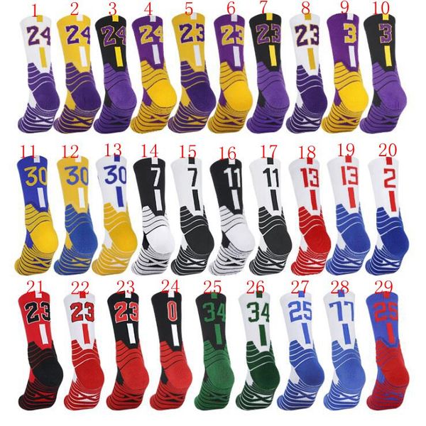autumn basketball stockings anti-slip color-contrast stripes sports star number socks with thicken towel bottom for men women with tags, Black
autumn basketball stockings anti-slip color-contrast stripes sports star number socks with thicken towel bottom for men women with tags, Black