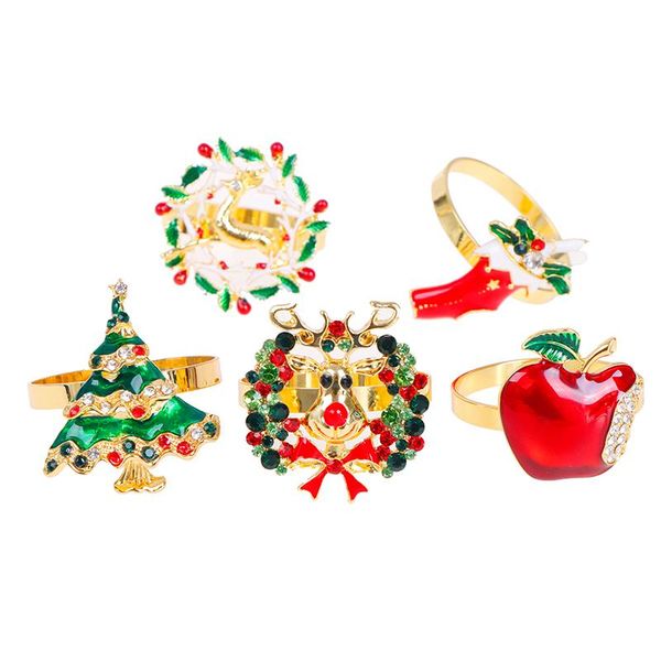 napkin rings steel christmas tree bow flower wreath mouth ring wedding banquet el table supplies circle decoration gifts
napkin rings steel christmas tree bow flower wreath mouth ring wedding banquet el table supplies circle decoration gifts