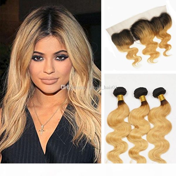 dark roots strawberry blonde ombre 13x4 lace frontal with 3bundles body wave human hair weave two tone 1b 27 honey blonde hair bundles, Black;brown
dark roots strawberry blonde ombre 13x4 lace frontal with 3bundles body wave human hair weave two tone 1b 27 honey blonde hair bundles, Black;brown