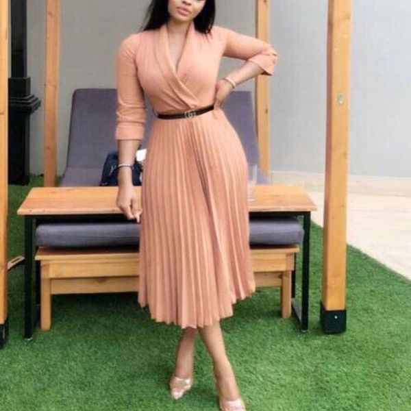 new african bazin dress for women africa clothing simple solid color with belt party dresses autumn fashion african dress lady, Black;gray
new african bazin dress for women africa clothing simple solid color with belt party dresses autumn fashion african dress lady, Black;gray