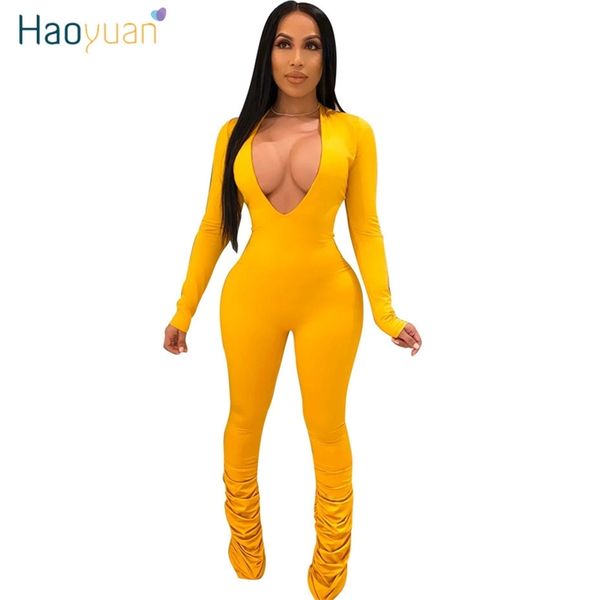 haoyuan rompers womens jumpsuit rave festival clothes one piece clubwear outfit deep v neck long sleeve bodycon overalls y200422, Black;white
haoyuan rompers womens jumpsuit rave festival clothes one piece clubwear outfit deep v neck long sleeve bodycon overalls y200422, Black;white