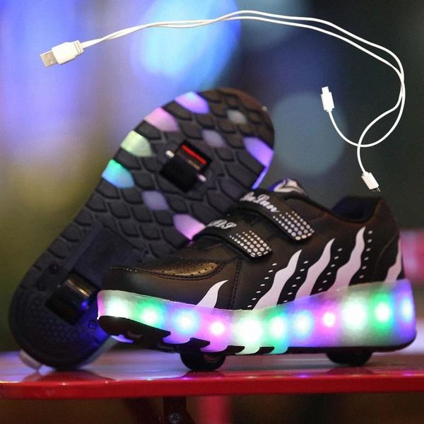 usb charging two wheels luminous sneakers led light roller skate shoes for children kids led shoes boys girls 28-43 #y20f
usb charging two wheels luminous sneakers led light roller skate shoes for children kids led shoes boys girls 28-43 #y20f