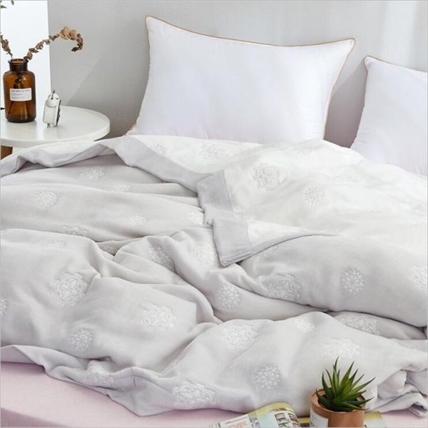 8 layers muslin cotton gauze blanket soft throw plaid for adults on bed/sofa/plane/travel bedspread 150* and 200* lj201204
8 layers muslin cotton gauze blanket soft throw plaid for adults on bed/sofa/plane/travel bedspread 150* and 200* lj201204